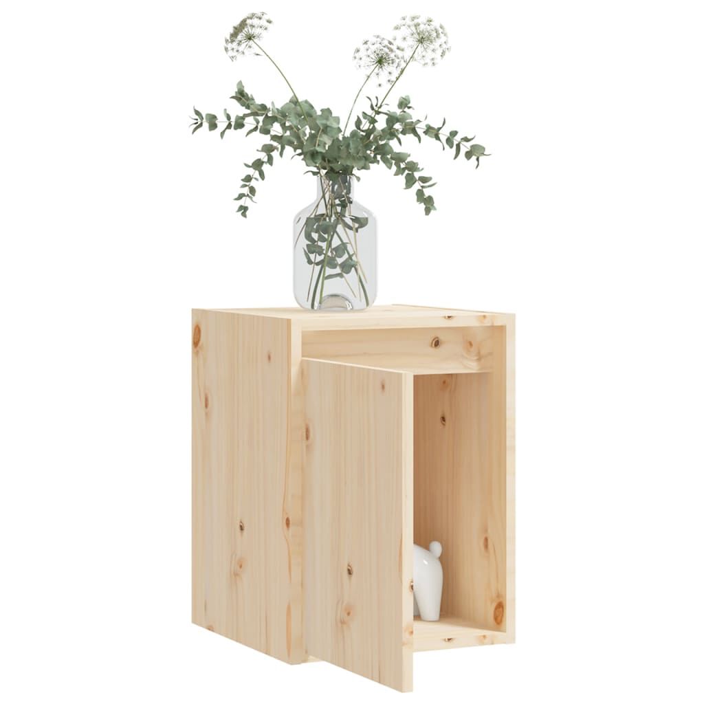 vidaXL Ντουλάπια Τοίχου 2 τεμ. 30 x 30 x 40 εκ. από Μασίφ Ξύλο Πεύκου