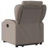 vidaXL Πολυθρόνα Ανακλινόμενη με Ανύψωση Χρώμα Taupe Υφασμάτινη