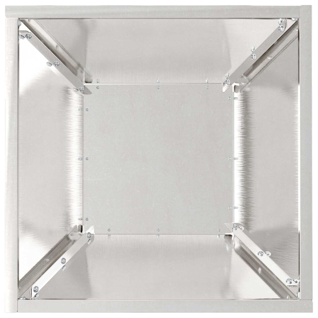 vidaXL Γλάστρα Κήπου 35x35x15 εκ. Ανοξείδωτο Ατσάλι