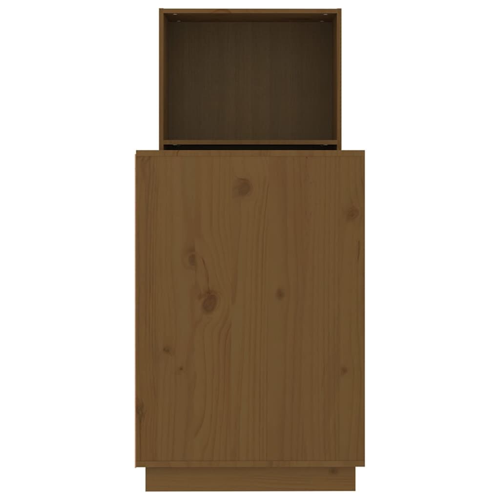 vidaXL Γραφείο Μελί 110 x 53 x 117 εκ. από Μασίφ Ξύλο Πεύκου