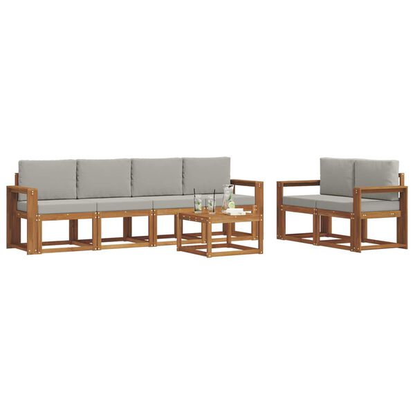 vidaXL &Sigma;&epsilon;&iota;&rho;ά &Kappa;&alpha;&nu;&alpha;&pi;έ &Epsilon;&xi;&omega;&tau;&epsilon;&rho;&iota;&kappa;&omicron;ύ 7 pcs &Phi;&upsilon;&sigma;&iota;&kappa;ό &kappa;&alpha;&iota; &Alpha;&nu;&omicron;&iota;&chi;&tau;ό &Gamma;&kappa;&rho;&iota;