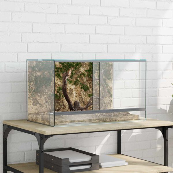 vidaXL Terrarium &mu;&epsilon; &alpha;&pi;&omicron;&theta;ή&kappa;&epsilon;&upsilon;&sigma;&eta; &Delta;&iota;&alpha;&phi;&alpha;&nu;έ&sigmaf; 50 x 30 x 30 &epsilon;&kappa;. &Gamma;&upsilon;&alpha;&lambda;ί