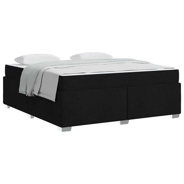 vidaXL Σκελετός Κρεβατιού Άλλο Μαύρο 180 x 200 cm ύφασμα