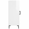 vidaXL Ντουλάπι Γυαλιστερό Λευκό 34,5x34x90 εκ. Επεξεργασμένο Ξύλο