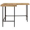 vidaXL Γραφείο 165x110x77 cm Μασίφ Ξύλο Μάνγκο και Σίδερο