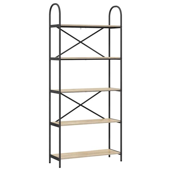 vidaXL &Rho;ά&phi;&iota; &Beta;&iota;&beta;&lambda;ί&omega;&nu; &Delta;&rho;ύ&sigmaf; Sonoma 80 x 30 x 183 &epsilon;&kappa; &Epsilon;&pi;&epsilon;&xi;&epsilon;&rho;&gamma;&alpha;&sigma;&mu;έ&nu;&omicron; &xi;ύ&lambda;&omicron;