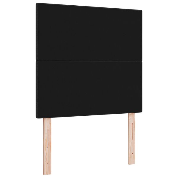 vidaXL Κεφαλάρι με κεφαλάρι Μαύρο 80 cm ύφασμα