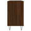 vidaXL Ντουλάπι Μπάνιου Καφέ Δρυς 80 x 33 x 60 εκ. Επεξεργασμένο Ξύλο