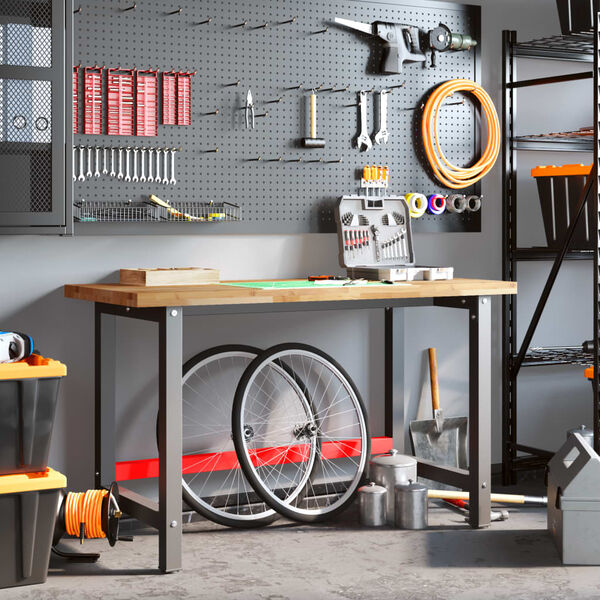 vidaXL &Pi;ά&gamma;&kappa;&omicron;&sigmaf; &Epsilon;&rho;&gamma;&alpha;&sigma;ί&alpha;&sigmaf; &Omicron;&rho;&theta;&omicron;&gamma;ώ&nu;&iota;&omicron;&sigmaf; 140x60x83 &epsilon;&kappa;. &alpha;&pi;ό &Mu;&alpha;&sigma;ί&phi; &Xi;ύ&lambda;&omicron; &Alpha;&kappa;&alpha;&kappa;ί&alpha;&sigmaf;