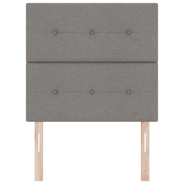 vidaXL Κεφαλάρι με κεφαλάρι Taupe 100 cm ύφασμα
