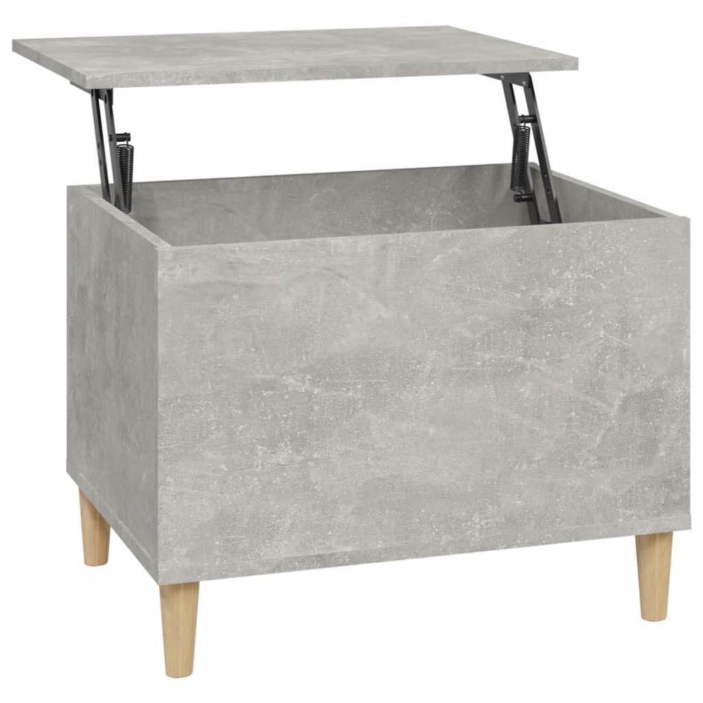 vidaXL Τραπεζάκι Σαλονιού Γκρι Σκυρ. 60x44,5x45 εκ. Επεξεργ. Ξύλο