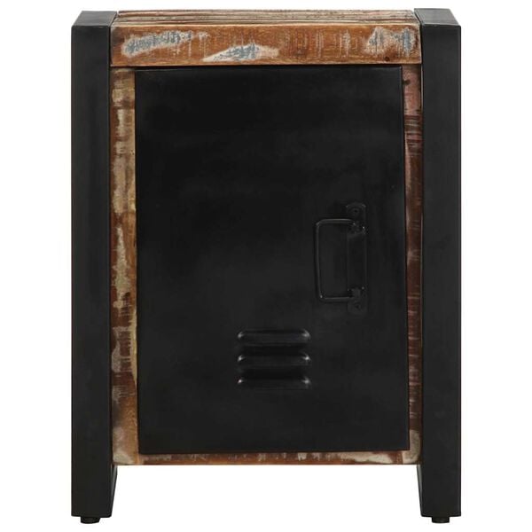 vidaXL Κομοδίνο Πολύχρωμο 40x30x51 cm Στερεό ξύλο αναγεννημένο