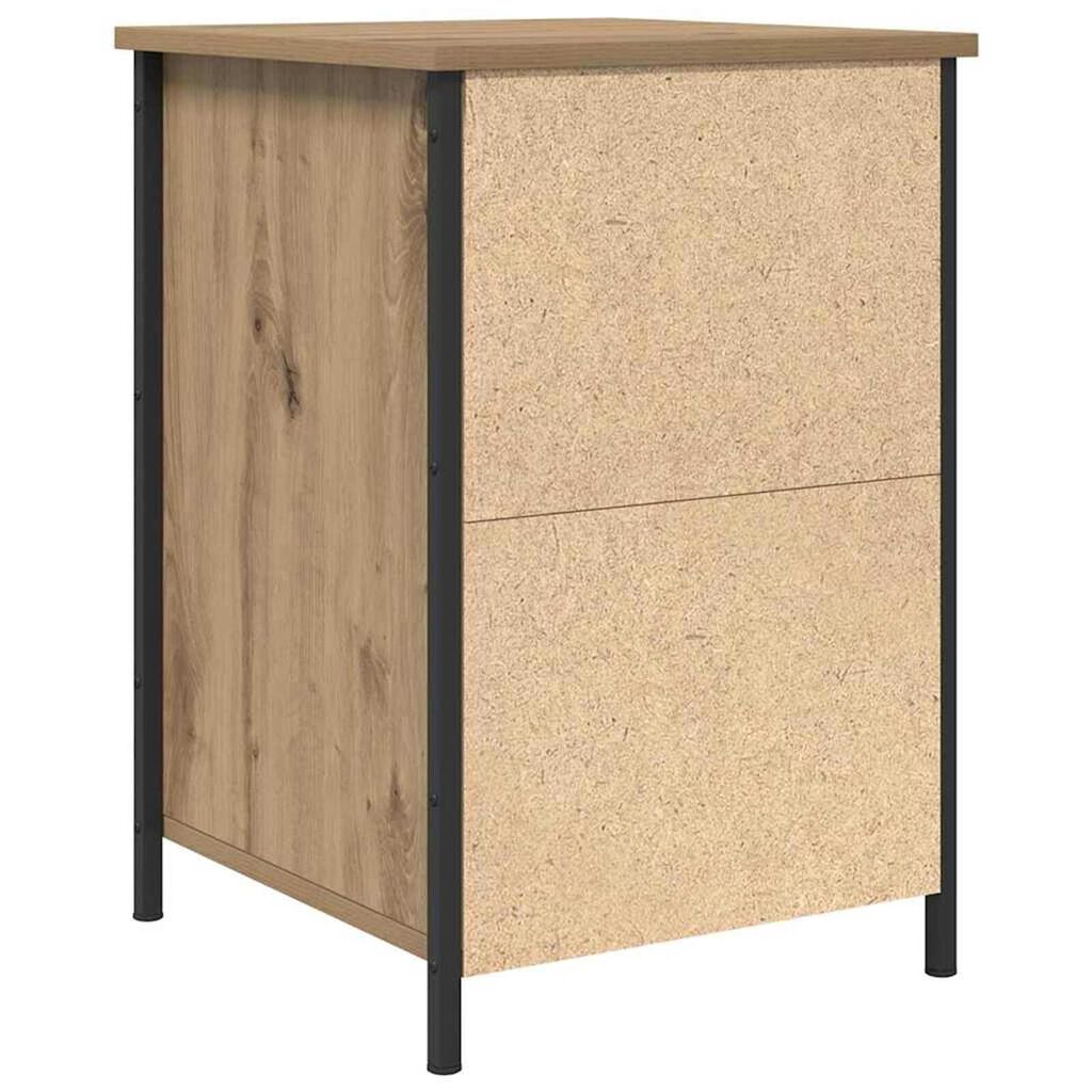 vidaXL Κομοδίνο 2 pcs artisan δρυς 40 x 42 x 60 εκ. Επεξεργασμένο ξύλο
