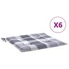 vidaXL &Mu;&alpha;&xi;&iota;&lambda;ά&rho;&iota;&alpha; &Kappa;&alpha;&rho;έ&kappa;&lambda;&alpha;&sigmaf; 6&tau;&epsilon;&mu; &Gamma;&kappa;&rho;&iota; &Kappa;&alpha;&rho;ό 50x50x3&epsilon;&kappa;. Ύ&phi;&alpha;&sigma;&mu;&alpha; Oxford