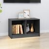 vidaXL Έπιπλο Τηλεόρασης Γκρι 70 x 33 x 42 εκ. από Μασίφ Ξύλο Πεύκου