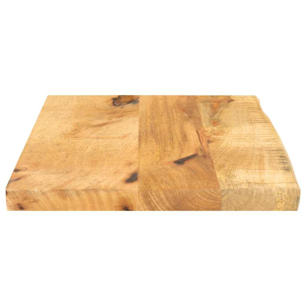 vidaXL Επιφάνεια Τραπεζιού 50x40x2,5 εκ. Live Edge Μασίφ Ξύλο Μάνγκο
