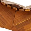 vidaXL Ξαπλώστρα 2 pcs Καφέ 60 x 154 x 74εκ Μασίφ ξύλο ακακίας