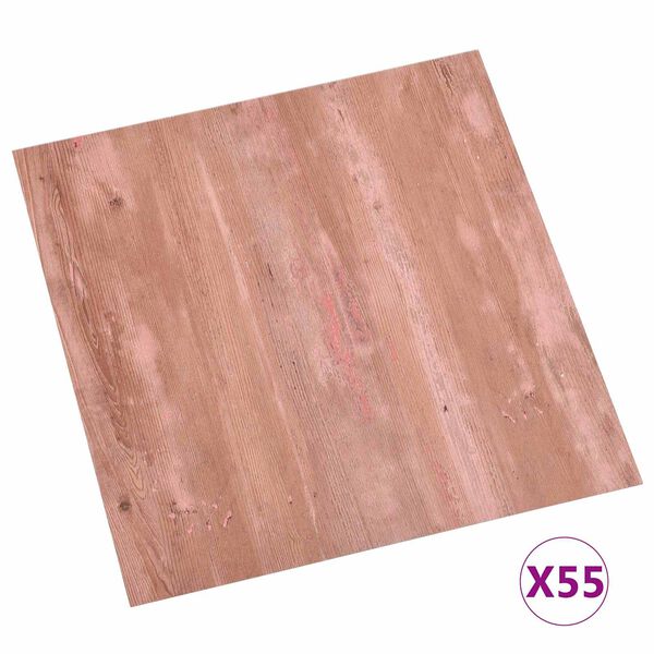 vidaXL &Pi;&lambda;ά&kappa;&epsilon;&sigmaf; &Delta;&alpha;&pi;έ&delta;&omicron;&upsilon; 55 pcs &Kappa;ό&kappa;&kappa;&iota;&nu;&omicron; 5,11 m&sup2; PVC