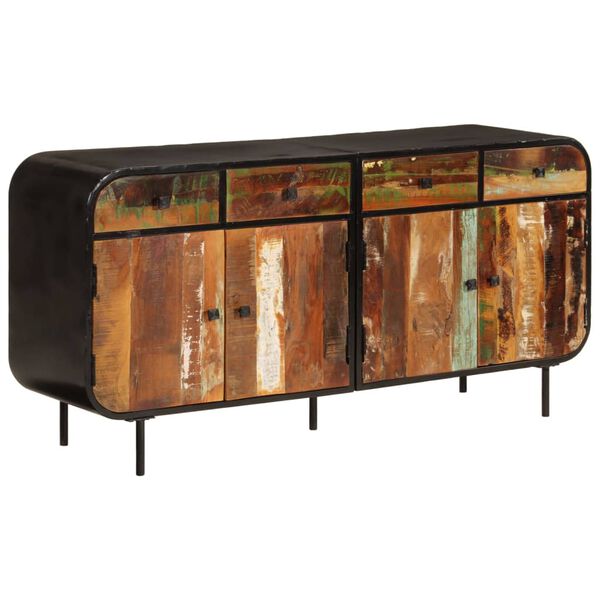 vidaXL Ντουλάπι 140 x 35 x 70 εκ. Μασίφ Ανακυκλωμένο Ξύλο και Μέταλλο