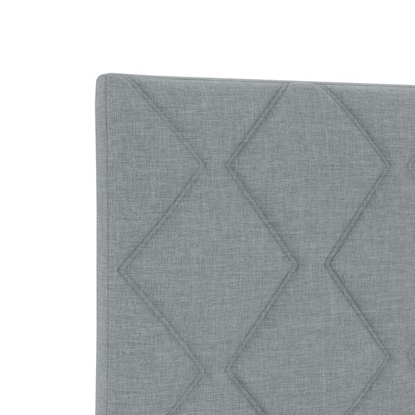vidaXL Υφασμάτινο Κεφαλάρι Geometric Ανοιχτό γκρι 80 cm ύφασμα