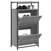 vidaXL Παπουτσοθήκη Γκρι Sonoma 60x34x112 εκ. από Επεξεργ. Ξύλο