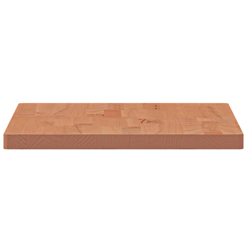 vidaXL Επιφάνεια Τραπεζιού Ορθογώνια 60x40x2,5 εκ. Μασίφ Ξύλο Οξιάς