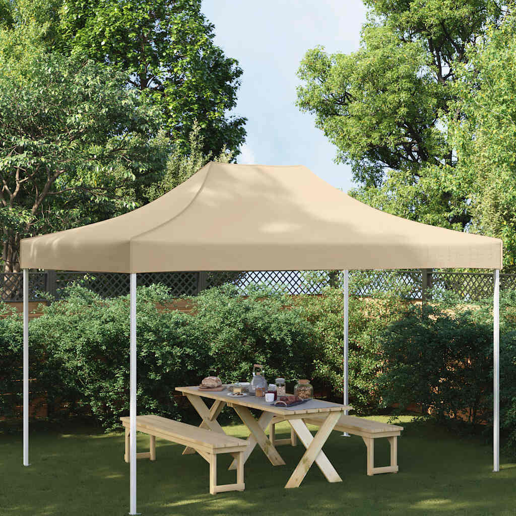 vidaXL Κάλυμμα Τέντας Εκδηλώσεων Μπεζ 4 x 3 μ. 270 γρ/μ²