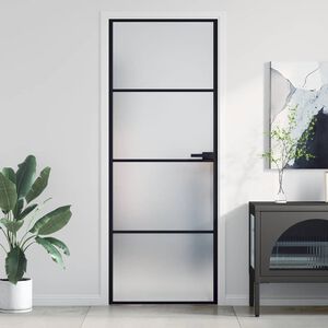 vidaXL &Epsilon;&sigma;&omega;&tau;&epsilon;&rho;&iota;&kappa;ή &Pi;ό&rho;&tau;&alpha; &Mu;&alpha;ύ&rho;&eta; 76x201,5 &epsilon;&kappa;. &Psi;&eta;&mu;έ&nu;&omicron; &Gamma;&upsilon;&alpha;&lambda;ί &kappa;&alpha;&iota; &Alpha;&lambda;&omicron;&upsilon;&mu;ί&nu;&iota;&omicron;
