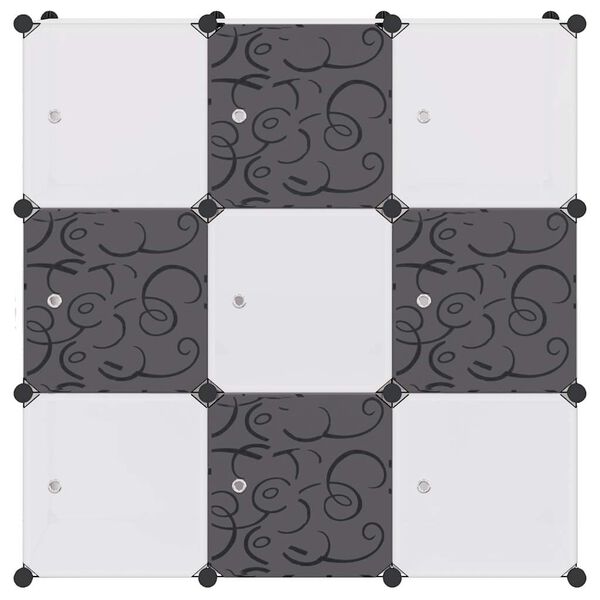 vidaXL &Nu;&tau;&omicron;&upsilon;&lambda;ά&pi;&iota; &Alpha;&pi;&omicron;&theta;ή&kappa;&epsilon;&upsilon;&sigma;&eta;&sigmaf; &mu;&epsilon; &Kappa;ύ&beta;&omicron;&upsilon;&sigmaf; 9 &Tau;&mu;ή&mu;&alpha;&tau;&alpha; &Alpha;&sigma;&pi;&rho;ό&mu;&alpha;&upsilon;&rho;&omicron;