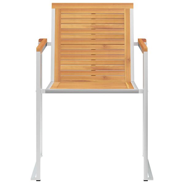 vidaXL Καρέκλες Κήπου 4 τεμ. από Μασίφ Ξύλο Teak με Μαξιλάρια