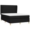 vidaXL &Kappa;&rho;&epsilon;&beta;ά&tau;&iota; Boxspring &mu;&epsilon; &Sigma;&tau;&rho;ώ&mu;&alpha; &Mu;&alpha;ύ&rho;&omicron; 140x200 &epsilon;&kappa;. &Upsilon;&phi;&alpha;&sigma;&mu;ά&tau;&iota;&nu;&omicron;