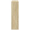 vidaXL Βιβλιοθήκη Sonoma Δρυς 100x33x125,5 εκ. από Επεξεργασμένο Ξύλο