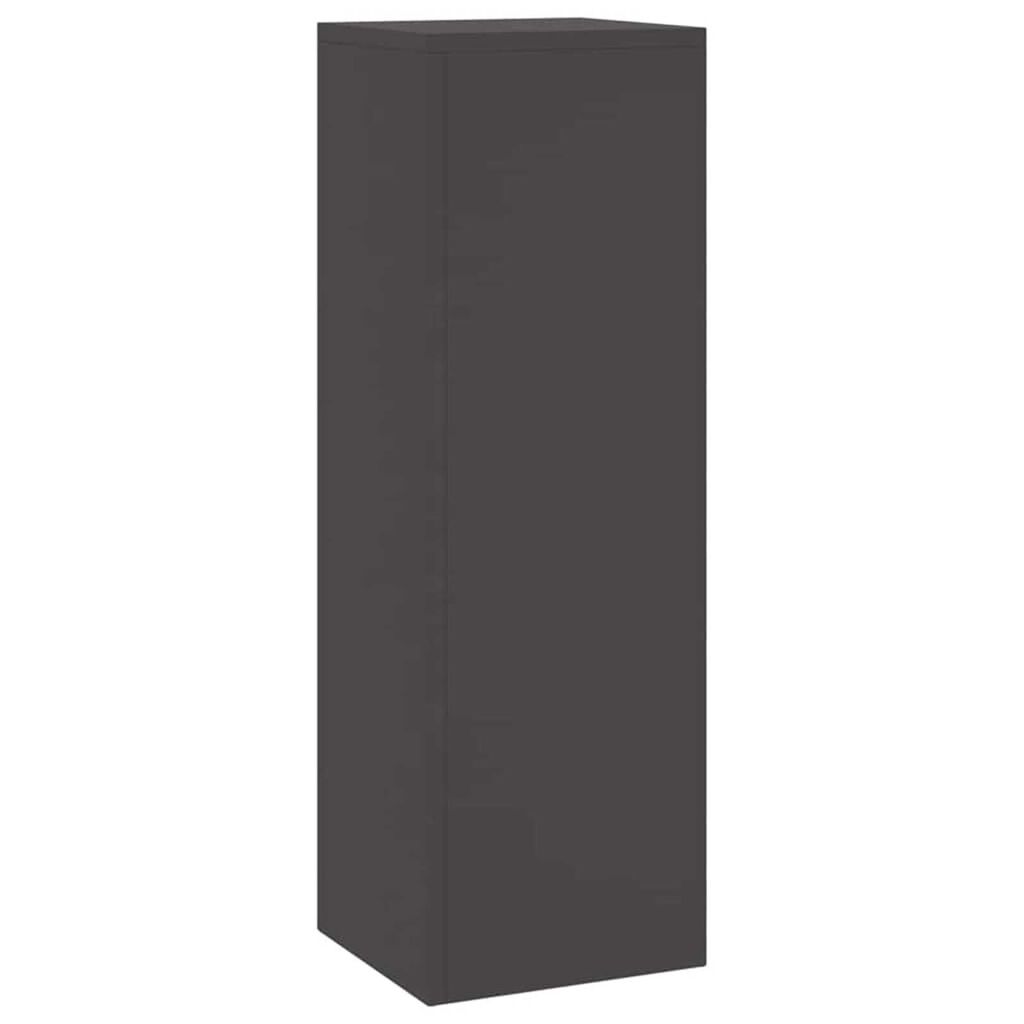 vidaXL Στήριξη φυτών 2 pcs Μαύρο 24 x 24 x 75 εκ. Ατσάλι