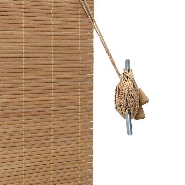 vidaXL Ρολά και Σκίες Παραθύρων Ανοιχτό καφέ 80 x 160 cm Μπαμπού