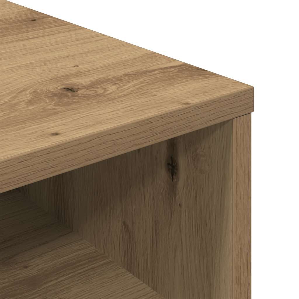 vidaXL Βιβλιοθήκη Artisan Δρυς 34x31x80 εκ. Επεξεργασμένο Ξύλο