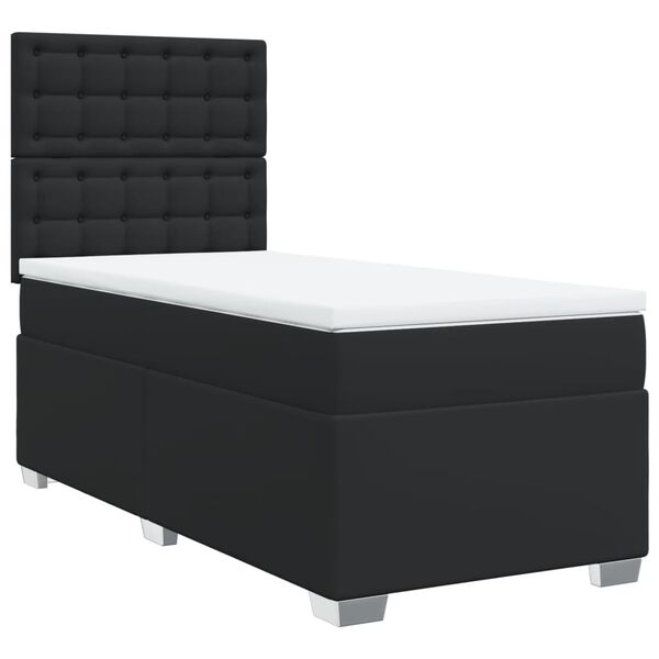 vidaXL &Kappa;&rho;&epsilon;&beta;ά&tau;&iota; Boxspring &mu;&epsilon; &Sigma;&tau;&rho;ώ&mu;&alpha; &Mu;&alpha;ύ&rho;&omicron; 80 x 200 &epsilon;&kappa;. &Sigma;&upsilon;&nu;&theta;&epsilon;&tau;&iota;&kappa;ό &Delta;έ&rho;&mu;&alpha;