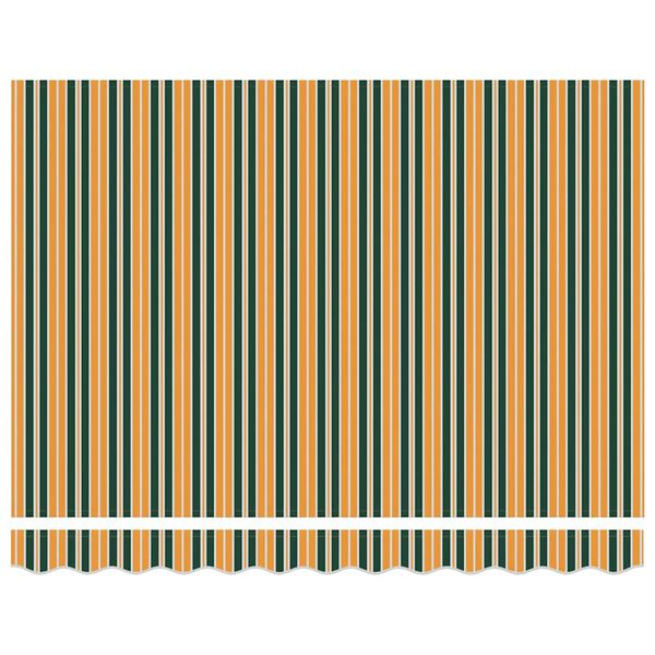 vidaXL Σκηνίτσα Αναδιπλούμενη Πράσινο και Κίτρινο 300x250 εκ. ύφασμα