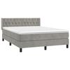 vidaXL &Kappa;&rho;&epsilon;&beta;ά&tau;&iota; Boxspring &mu;&epsilon; &Sigma;&tau;&rho;ώ&mu;&alpha; &Alpha;&nu;&omicron;&iota;&chi;&tau;ό &Gamma;&kappa;&rho;&iota; 140x200 &epsilon;&kappa;. &Beta;&epsilon;&lambda;&omicron;ύ&delta;&iota;&nu;&omicron;