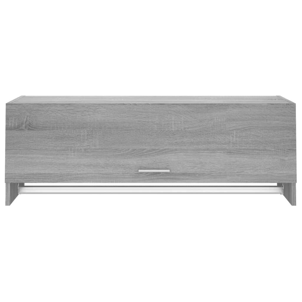 vidaXL Ντουλάπα Γκρι Sonoma 100x32,5x35 εκ. από Επεξεργασμένο Ξύλο