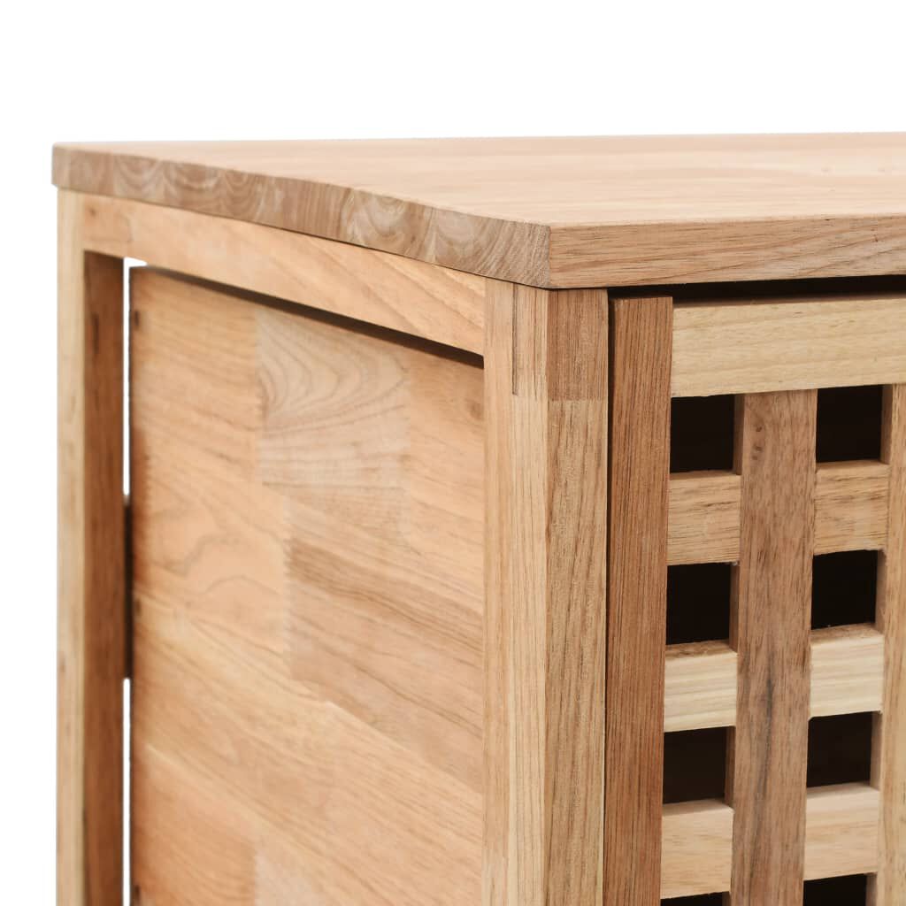 vidaXL Ντουλάπι Μπάνιου 41 x 41 x 91 εκ. από Μασίφ Ξύλο Καρυδιάς