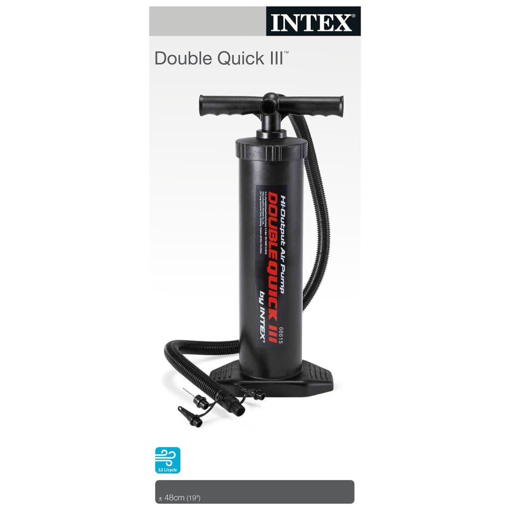 Intex Τρόμπα Χειρός Double Quick III 68615