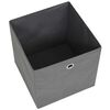 vidaXL Κουτιά Αποθήκευσης 4 τεμ. Γκρι 32x32x32 εκ. Ύφασμα Non-woven