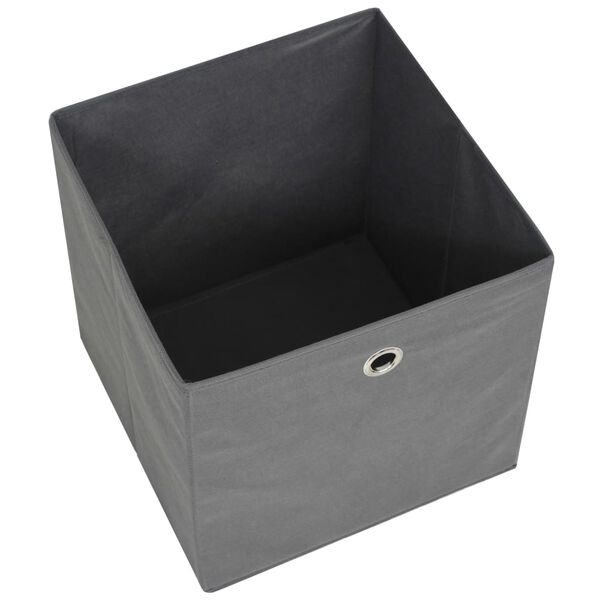 vidaXL Κουτιά Αποθήκευσης 4 τεμ. Γκρι 32x32x32 εκ. Ύφασμα Non-woven