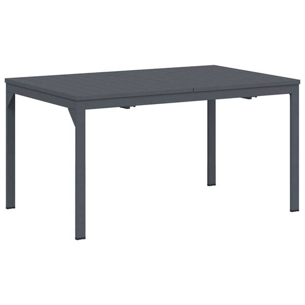 vidaXL Τραπέζι Επέκτασης 2 pcs Ανθρακί 210 x 90 x 73 εκ Ατσάλι