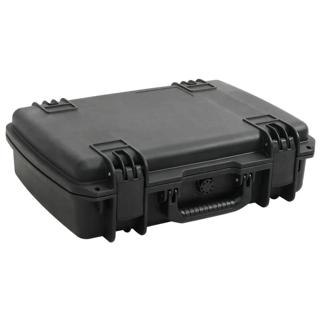 vidaXL Θήκη Πτήσης Φορητή Μαύρη 50,5x37x14,5 εκ. από Πολυπροπυλένιο