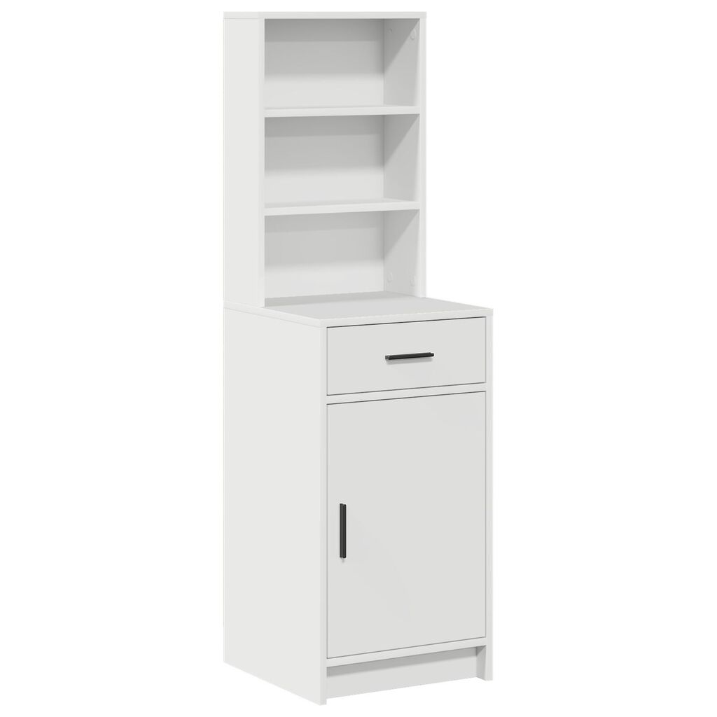 vidaXL Υψηλός μπουφές Λευκός 40x41x135 εκ. Ξύλο επεξεργασμένου