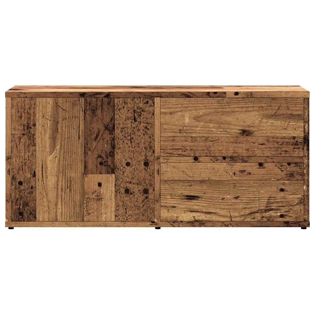 ντουλάπι τηλεόρασης vidaXL Παλιό ξύλο 80x34x35,5cm Κατασκευασμένο ξύλο