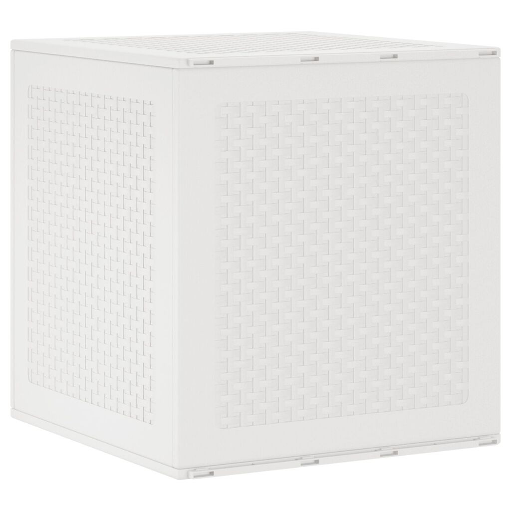 vidaXL Σακούλα Αποθήκευσης Κήπου Λευκή 55x53x57 εκ PP
