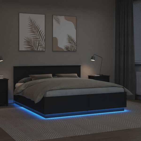 vidaXL &Sigma;&kappa;&epsilon;&lambda;&epsilon;&tau;ό&sigmaf; &Kappa;&rho;&epsilon;&beta;&alpha;&tau;&iota;&omicron;ύ &Mu;&alpha;ύ&rho;&omicron; 200 x 200 cm &Epsilon;&pi;&epsilon;&xi;&epsilon;&rho;&gamma;&alpha;&sigma;&mu;έ&nu;&omicron; &xi;ύ&lambda;&omicron;