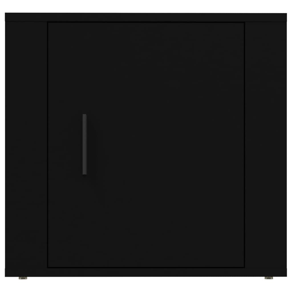 vidaXL Κομοδίνο Μαύρο 50 x 39 x 47 εκ.